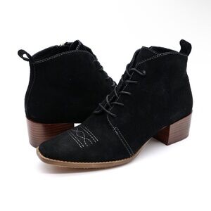 New Kelsi Dagger Brooklyn Getaway Boots in Black Suede